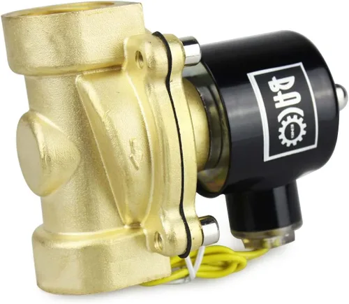 Vista 4 de BACOENG válvula solenoide eléctrica 1/4"-1" DC12 V NPT acero inoxidable/latón NC, 1