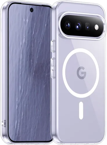 Vista 26 de SPIDERCASE Funda magnética para Google Pixel 9A, protección contra caídas de grado militar, delgada, translúcida, mate, a prueba de golpes