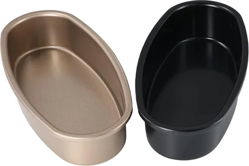 Vista 7 de Leadigol Molde de pan antiadherente, bandeja para pan, herramienta para hornear, queso, pastel, estaño de cocina, acero al carbono, forma ovalada