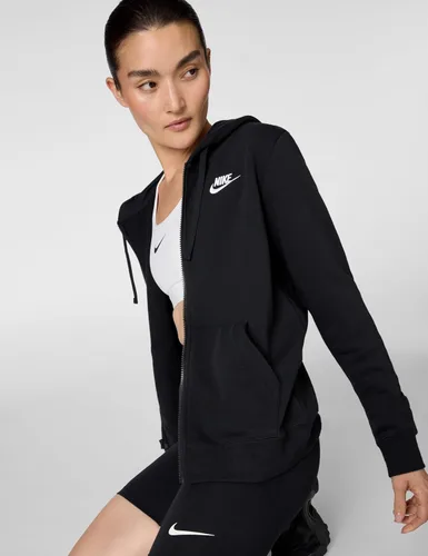 Vista 6 de Nike NSW - Sudadera de vellón con capucha y cremallera completa estilo Varsity para mujer