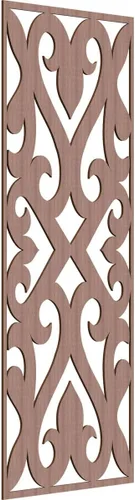 Vista 158 de Keene Paneles de pared decorativos de madera con calado, 9 3/8 pulgadas de ancho x 24 3/8 pulgadas de alto x 1/4 de alto, abedul Birch