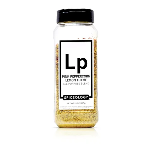 Vista 7 de Spiceology - Mezcla de condimentos multiusos de tomillo de limón y pimienta rosa (sin sal) - Rub de especias de pimienta y limón - Uso en: pollo