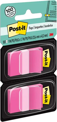 Vista 3 de Notas autoadhesivas de Post-it, Rosado brillante