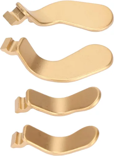 Vista 6 de Cuifati Control Paddles for One Elite Controller Series 2 Premium Stainless Steel Metal Material 4pcs Controller Paddles (Gold)