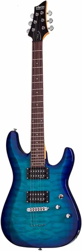 Vista 8 de Schecter C-6 Plus Guitarra eléctrica de cuerpo sólido, EM