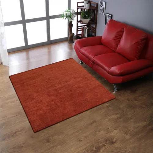 Vista 75 de Alfombras de área de lana anudadas a mano en telar, ecológicas - 10'x10', cuadradas, color aguamarina, diseño liso sólido, alfombras de área gruesas