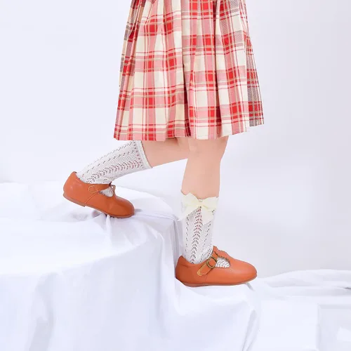 Vista 3 de Felix & Flora Zapatos de vestir planos Oxfords para niña pequeña, zapatos de princesa Mary Jane para fiesta escolar, zapatos de fiesta