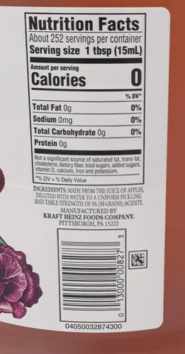 Vista 3 de Heinz Apple Cider Vinegar (1 galón)