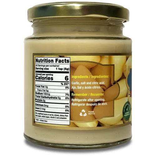Vista 2 de Ajo en Pasta, Pasta de Ajo, 8.01 oz. 8 Oz
