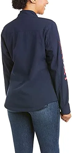 Vista 2 de ARIAT New Team Softshell - Chaqueta para mujer, color negro