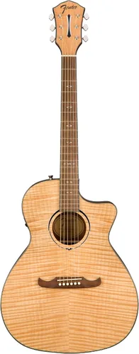 Vista 9 de Fender FA-345CE Auditorium Cutaway Guitarra acústica, con 2 años de garantía, ráfaga de té de 3