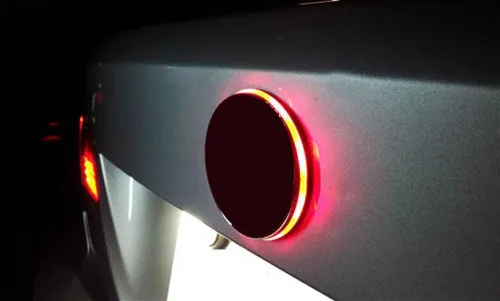 Vista 7 de Luz LED de respaldo de 3.2 pulgadas, Rojo brillante