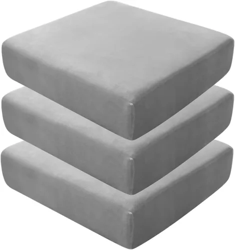 Vista 109 de Fundas de asiento de terciopelo ultra suave, fundas de cojín de asiento suave SOFE fundas de sofá con parte inferior elástica lavable funda