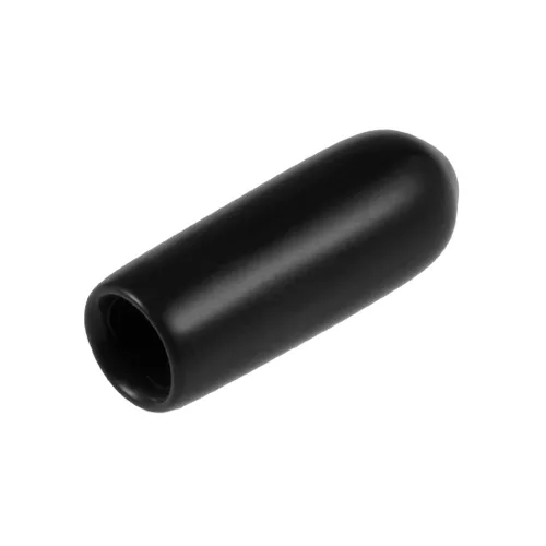 Vista 44 de uxcell 80 tapas de goma de 0.551 in de vinilo de identificación redonda tapa tapa de rosca de tornillo protectores negro