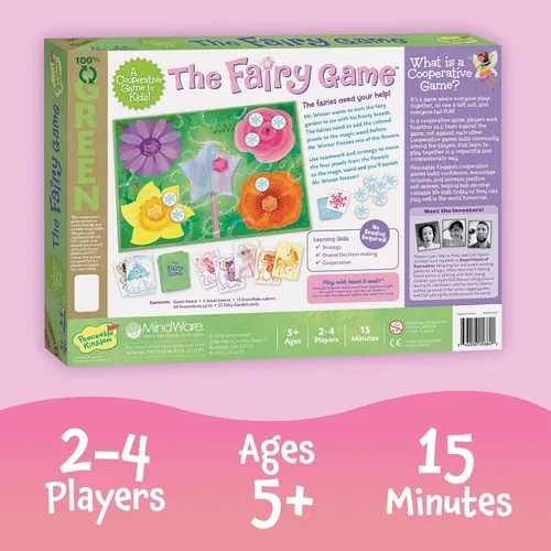 Vista 5 de Juego de hadas premio de juego cooperativo de lógica de Peaceable Kingdom y suerte para niños Enchanting matching game—collect fairy cards and