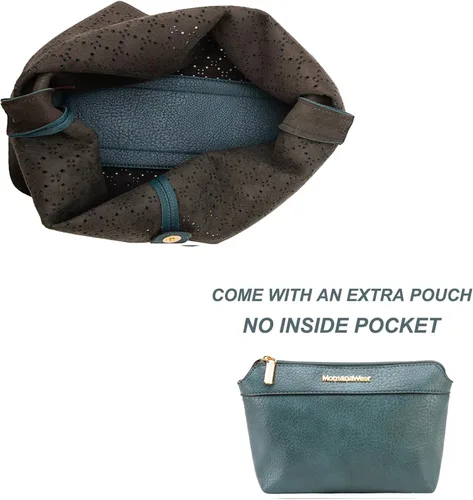 Vista 5 de Montana West Hobo Bags for Women Slouchy Shoulder Purses and Handbags