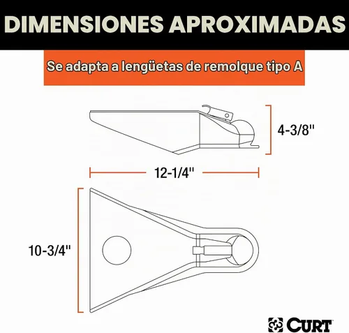 Vista 2 de Curt 25200. Acoplador de armazón
