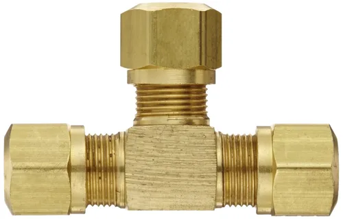 Vista 2 de EATON Weatherhead 64X3 Union Tee, CA360 Latón, Tubo de 3/16" OD
