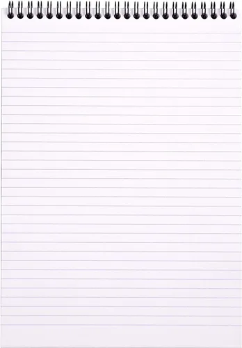Vista 2 de Rhodia Bloc de notas negro de 8.25 x 11.75 pulgadas, doble espiral rayado, paquete de 3