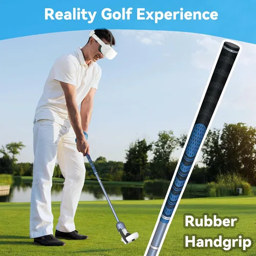 Vista 7 de DGPCT VR Golf Club Compatible with MetaOculus Quest 2, Adjustable Length VR Golf Handle, VR Golf Acccessory for Meta Golf