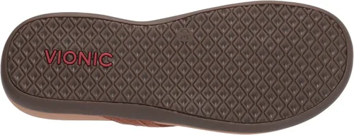 Vista 3 de Sandalias Vionic Tide Aloe, con tira para dedos, con diamantes de imitación, con soporte de arco ortopédico oculto, para mujer