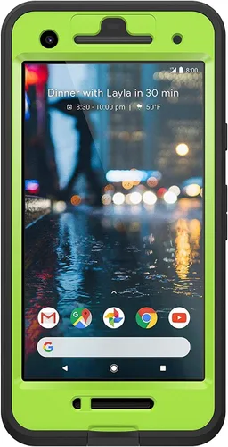 Vista 8 de Lifeproof FRē Series - Funda impermeable para Google Pixel 2, embalaje al por menor, Fire Run (tomate cherry/aguanieve/lava fundida)
