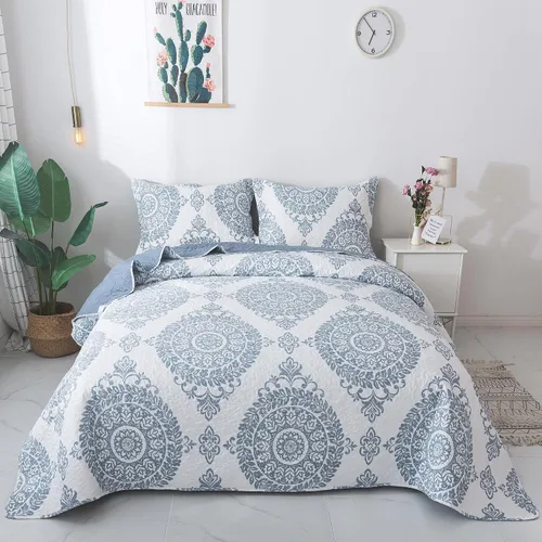 Vista 32 de Travan Juegos de Edredón de 2 Piezas Twin con Sham, Ropa de Cama de Gran Tamaño, Colcha Reversible, Juego de Cubrecama Suave, Tamaño Twin