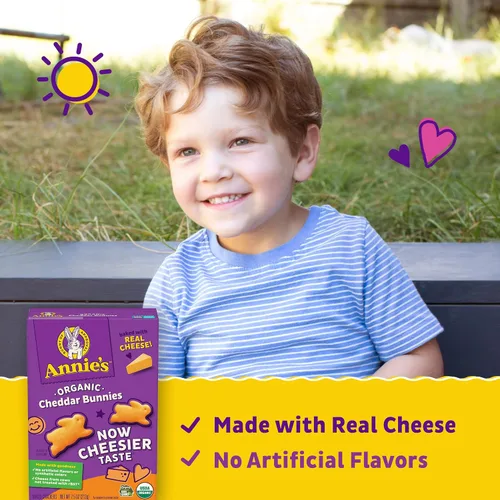 Vista 40 de Annie's Organic Chocolate Bunny Graham Snacks, 7.5 onzas