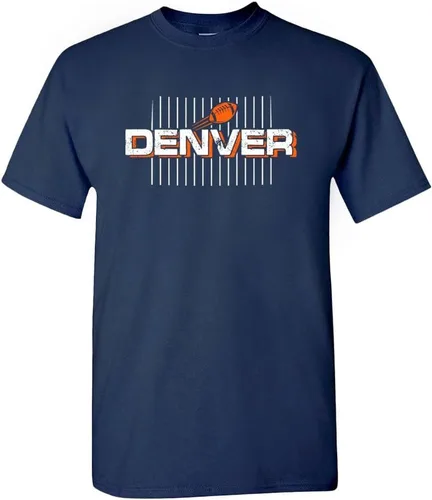 Vista 54 de Xtreme Apparrel Camiseta para hombre Team Field Map para aficionados al fútbol Dallas - Camisa azul marino