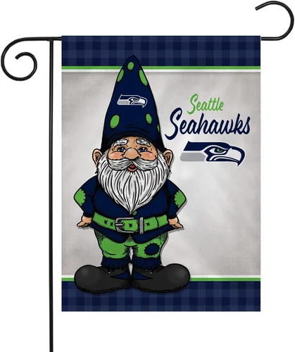 Vista 21 de Rico Industries NFL Gnomo - Bandera de jardín de doble cara de 13 x 18 pulgadas