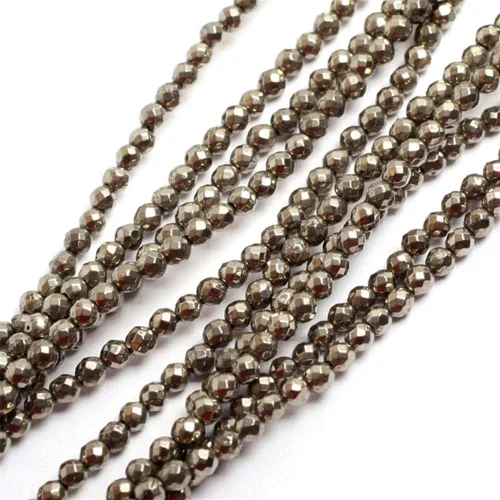 Vista 51 de GEM-Inside Cuentas espaciadoras redondas facetadas de gemas de lapislázuli azul natural semipreciosas de 2mm para hacer joyas 15