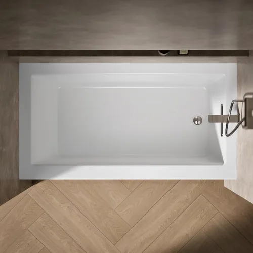 Vista 7 de Kohler Baño de alcoba de 60" x 32" con delantal integral, brida integral y drenaje a la derecha