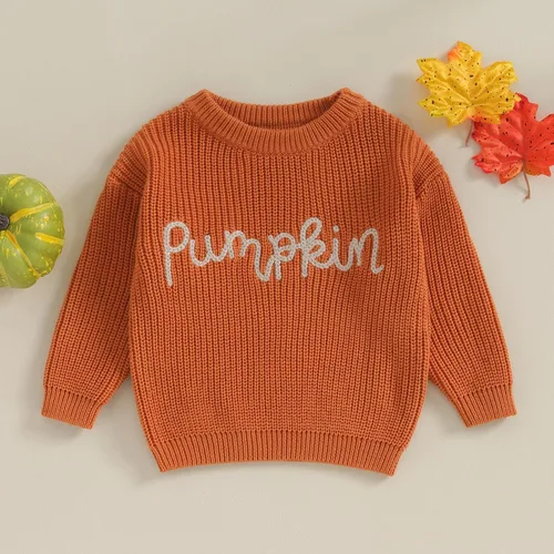 Vista 6 de Suéter de punto de gran tamaño para bebé niño y niña, suéter grueso de manga larga, suéter cálido para otoño e invierno