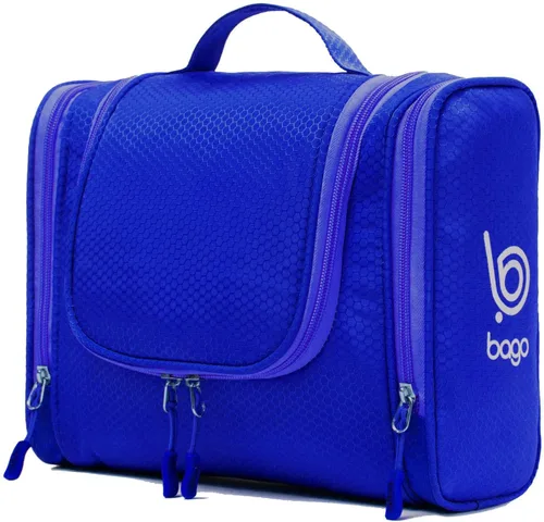 Vista 24 de Bolsa de Aseo de Viaje Bago Bolsa de Aseo Impermeable Colgante Bolsa de Aseo Grande para Baño y Viaje Organizador de Bolsa de Artículos de Tocador