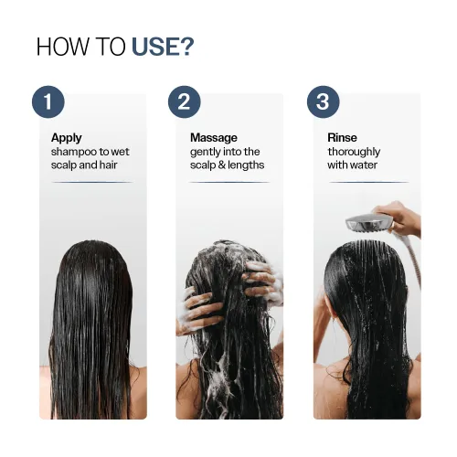 Vista 7 de Bare Anatomy Champú anticaídas Proporciona 5 veces control de caída del cabello pH 4.6 Adenosina y péptidos Fortalece las raíces débiles