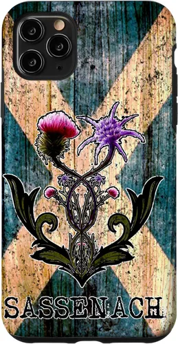 Vista 13 de Purple Thistle Flower Scottish Flag Scots Sassenach Vintage Case for iPhone 17