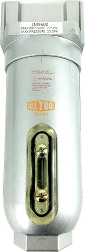 Vista 7 de 3/8" NPT de flujo medio aire comprimido en línea filtro desecante secador humedad agua separador