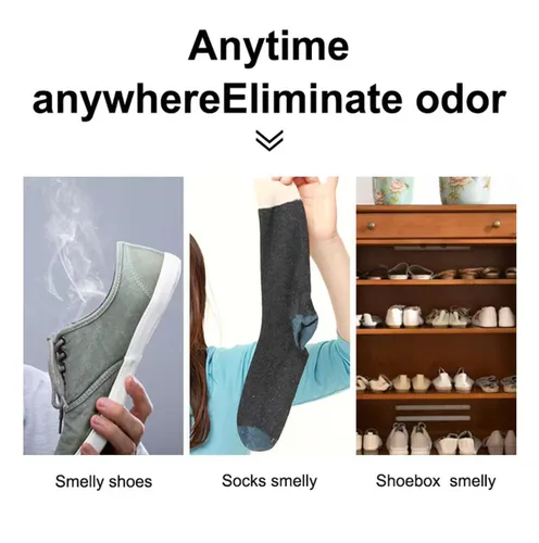 Vista 6 de Spray probiótico para olores de pies para hombres y mujeres, desodorante antifúngico para zapatos y pies con aceites esenciales naturales para pies