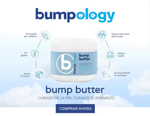 Vista 2 de Bumpology Bump Butter Stretch Mark Crema hidratante Crema para el vientre 2 en 1 totalmente natural para el embarazo Fabricado en Estados Unidos