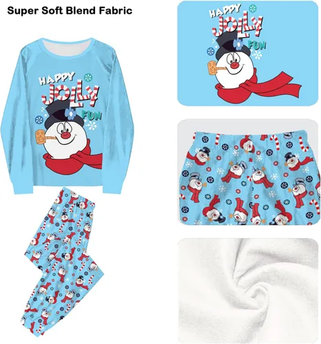Vista 2 de LVXGRAN Pijamas de Navidad para la familia 2023, trajes familiares a juego de Navidad de manga larga pijamas familiares a juego