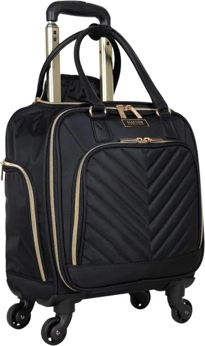 Vista 8 de Kenneth Cole Reaction Chelsea - Equipaje expandible de poliéster de 20 pulgadas, Negro
