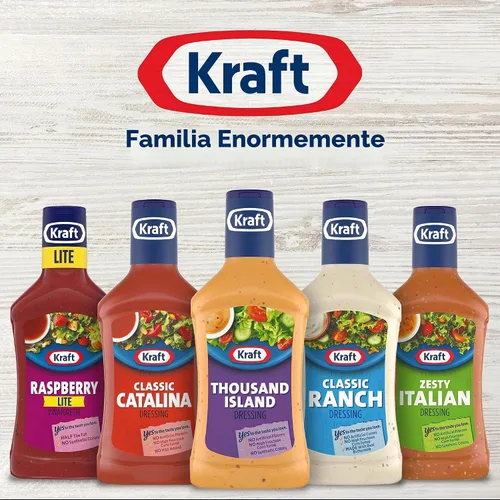 Vista 8 de Aderezo Kraft, Thousand Island, botella de 16 onzas líquidas
