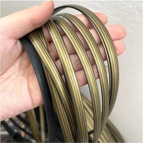 Vista 19 de ECYC Material de tejido de ratán sintético plano de 17.64 oz, ratán de plástico para tejer y reparar silla, mesa, manualidades, 01