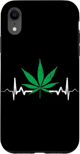 Vista 25 de Weed Heartbeat Pot Cannabis Leaf Marijuana 420 Stoner Gift Case for iPhone 17