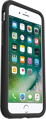 Vista 2 de OtterBox Symmetry Series - Funda para iPhone SE 3ª generación (2022), iPhone SE 2ª (2020), iPhone 8, iPhone 7 (no Plus), embalaje no minorista, Negro