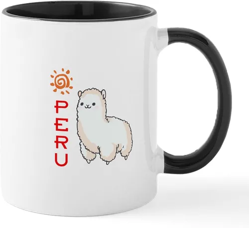 Vista 20 de CafePress 100% Alpaca Mugs Taza de café de cerámica de 11 oz (11.0 fl oz)