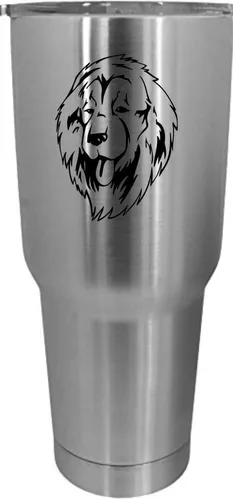 Vista 383 de Cairn Terrier - Vaso grabado con temática de perro, 30 onzas