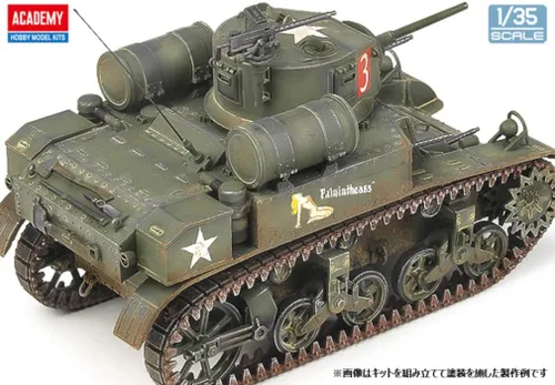 Vista 3 de Academy U.S M3A1 Stuart - Tanque ligero