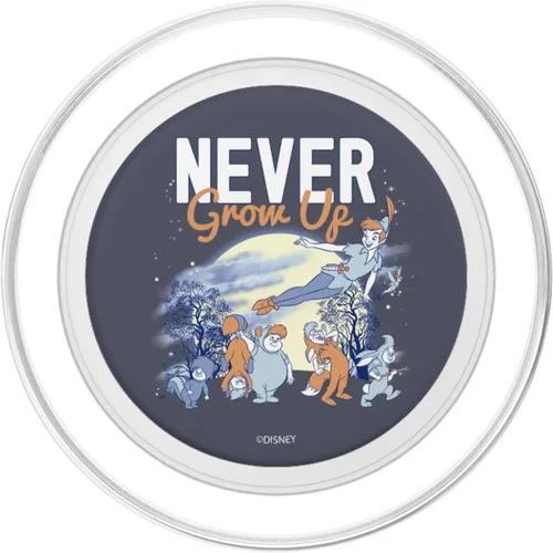 Vista 2 de Disney Peter Pan Lost Boys Never Grow Up Moonlight Retrato PopSockets MagSafe PopGrip para iPhone