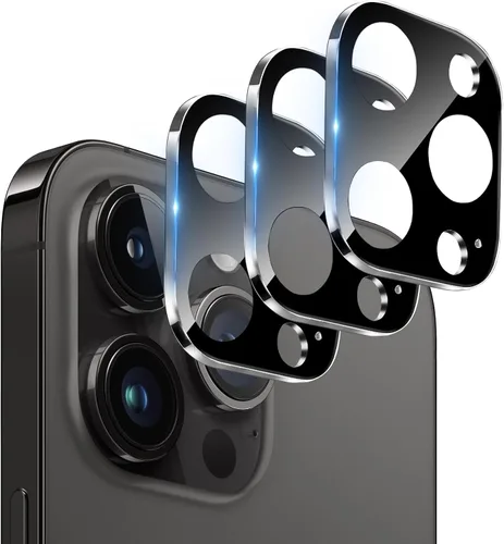 Vista 8 de Dengduoduo Paquete de 3 protectores de lente de cámara para iPhone 13 de 6.1" y iPhone 13 Mini de 5.4", vidrio templado, Ultra HD, dureza 9H Todo